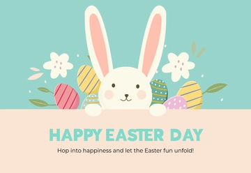 Free Easter Pop-Up Card Template to Edit Online