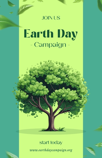 Free Creative Earth Day Campaign Poster Template to Edit Online