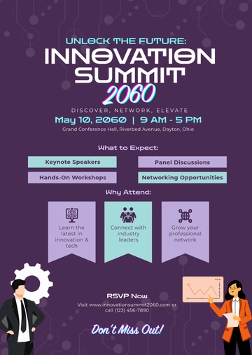 Free Event Poster Infographic Template to Edit Online