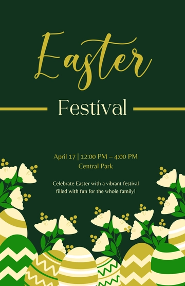 Free Easter Festival Template to Edit Online