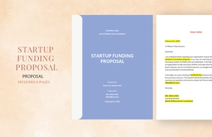 Startup Funding Proposal Template