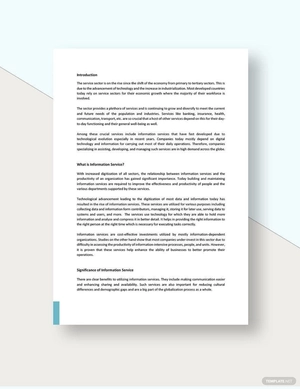 Information Service White Paper Template
