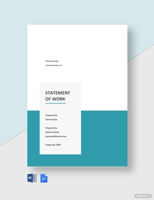 Advertising Agency Statement of Work Template