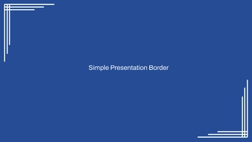 Free Simple Presentation Border to Edit Online