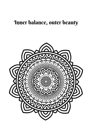 Free Mandala Design Template to Edit Online