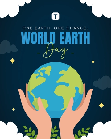 Free World Earth Day Template to Edit Online