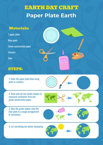 Free Earth Day Crafts Template to Edit Online