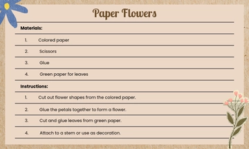 Index Card Crafts Template to Download