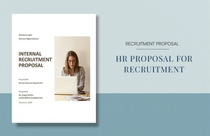 HR Proposal for Recruitment Template HR Proposal for Recruitment Template