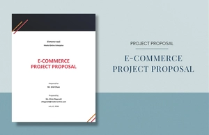 E-Commerce Project Proposal Template