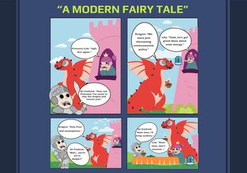 Free Comic Strip Template for Story Telling to Edit Online