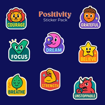Free Sticker Design Template to Edit Online