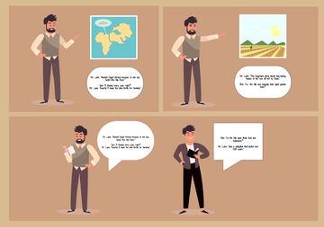 Free Modern History Lesson Comic Strip Template to Edit Online
