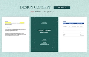 Design Concept Proposal Template