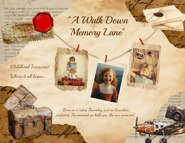 Free Brown Old Scrapbook Template to Edit Online