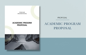 Academic Program Proposal Template Academic Program Proposal Template