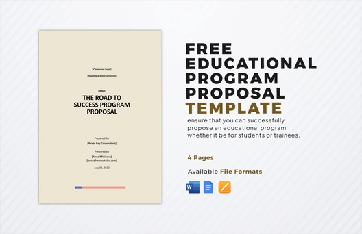 Educational Program Proposal Template