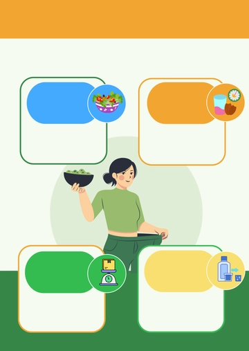 Free Healthy Diet Background Infographic Template to Edit Online