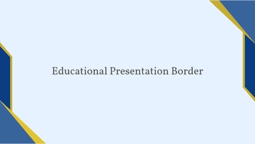 Free Educational Presentation Border to Edit Online