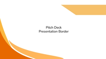 Free Pitch Deck Presentation Border to Edit Online
