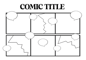 Free Landscape Design Comic Strip Template to Edit Online