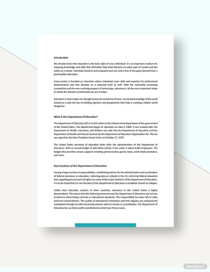 Department of Education White Paper Template