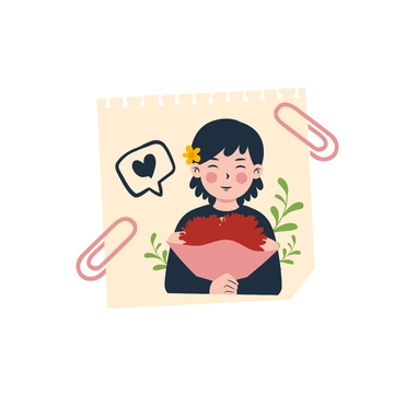 Free Mother's Day I Love Mom Clipart Template to Edit Online