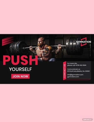 Gym Facebook Post Template