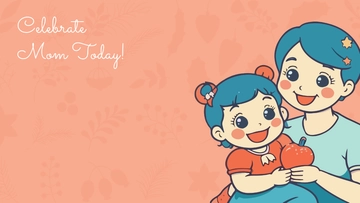 Free Festive Mother's Day Background Template to Edit Online