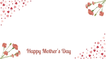 Free Transparent Mother's Day Background Template to Edit Online