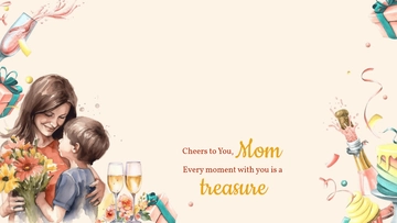 Free Mother's Day Celebration Background Template to Edit Online