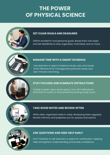 Free Physical Science Infographic Template to Edit Online