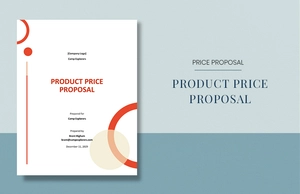Product Price Proposal Template