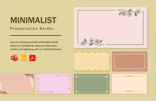 Minimalist Presentation Border