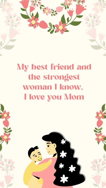 Free Mother's Day Quote from Daughter Templates to Edit Online