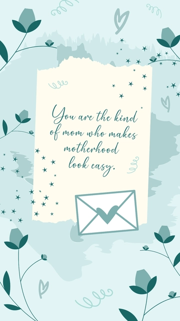 Free Mother's Day Quote for Friends Template to Edit Online