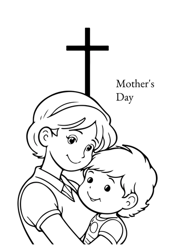 Free Spiritual Mother's Day Drawing Template to Edit Online