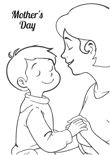Free Mother's Day Drawing Design Template to Edit Online