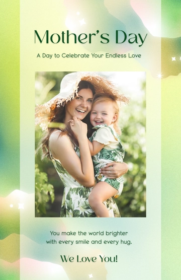 Free Vibrant Mother’s Day Poster Template to Edit Online