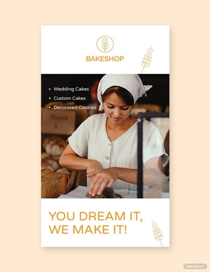 Bakery Whatsapp Post Template