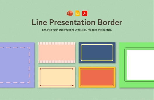Line Presentation Border