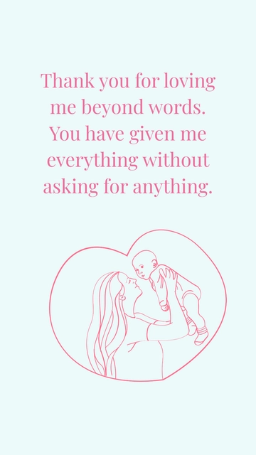Free Simple Mother’s Day Appreciation Quote Template to Edit Online