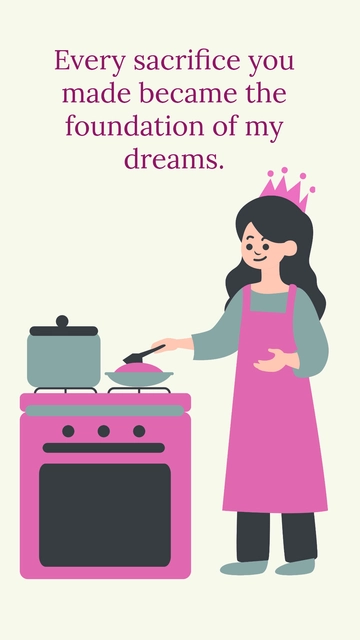 Free Printable Heartfelt Mother's Day Quote Template to Edit Online