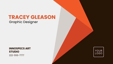 Free Graphic Designer Visiting Business Card Template to Edit Online