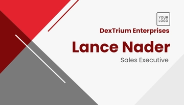 Free Company Visiting Business Card Template to Edit Online