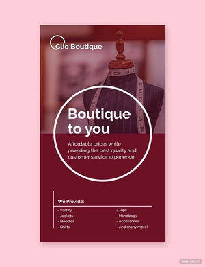 Boutique Whatsapp Post Template