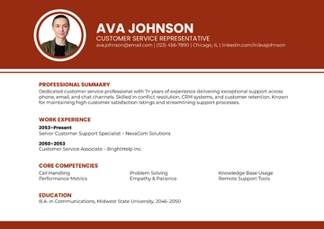 Free Landscape Resume Infographic Template to Edit Online