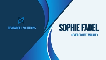 Free Visiting Business Card with QR Code Template to Edit Online