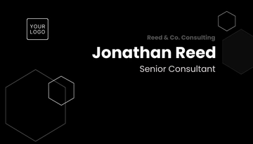 Free Minimalist Visiting Business Card Template to Edit Online