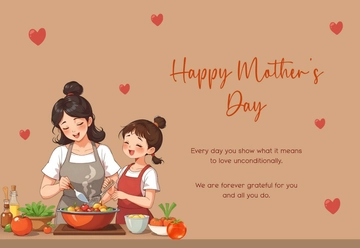 Free Thoughtful Mother's Day Card Template to Edit Online